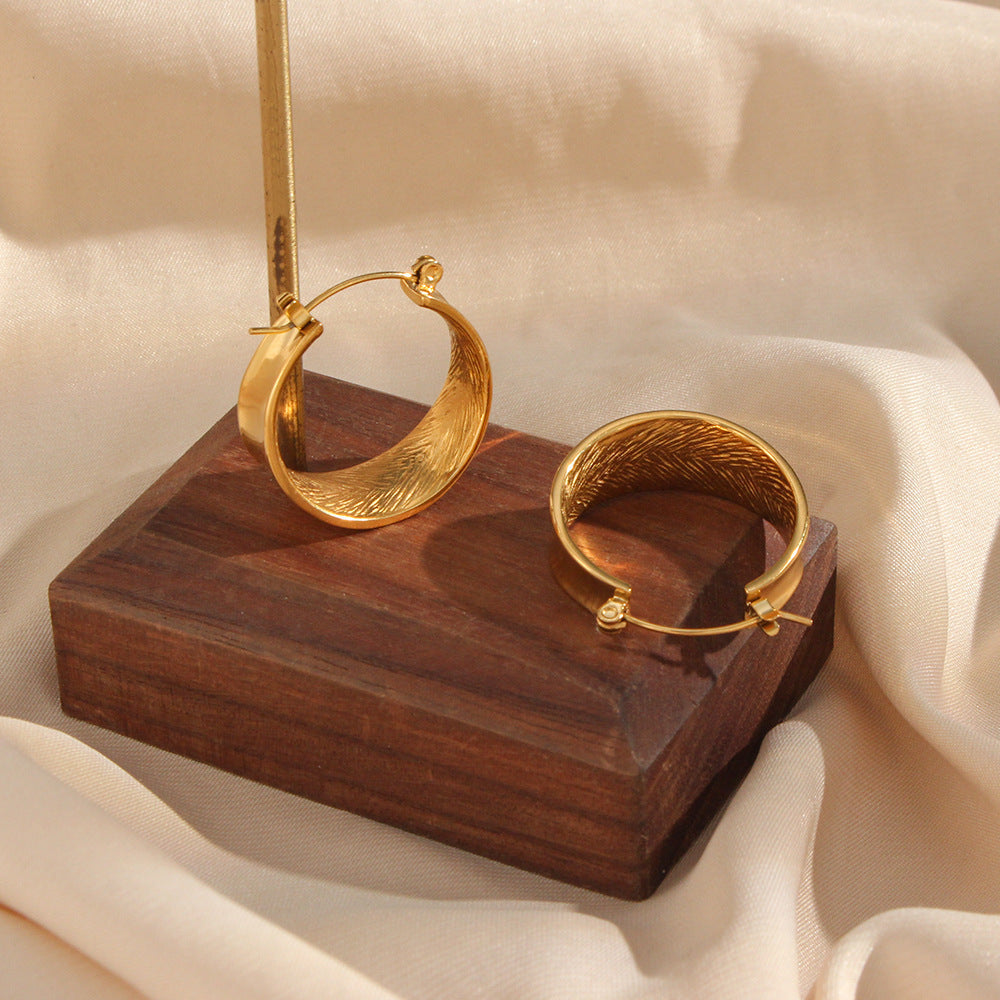 Gold Hoop Earrings