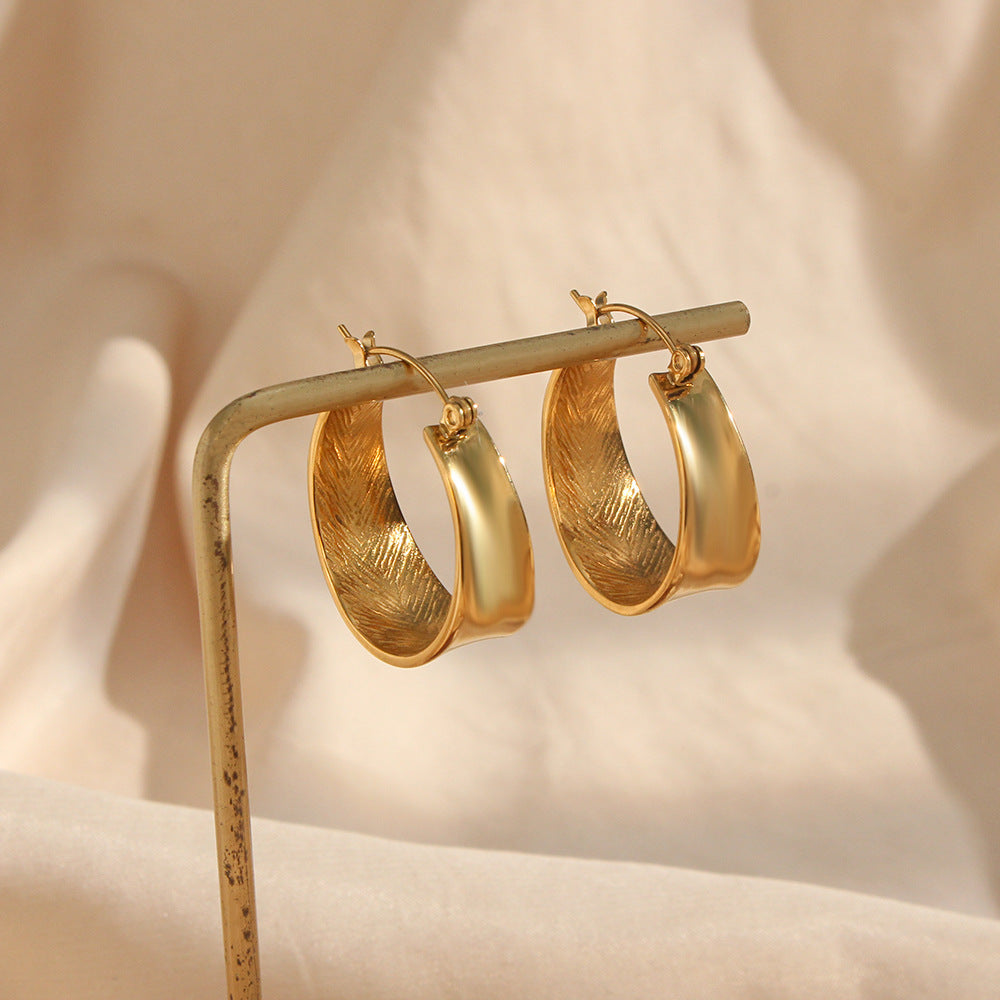 Gold Hoop Earrings