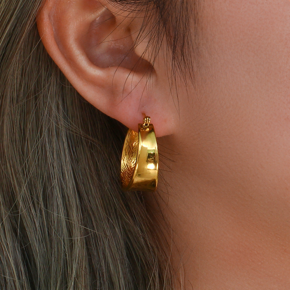 Gold Hoop Earrings