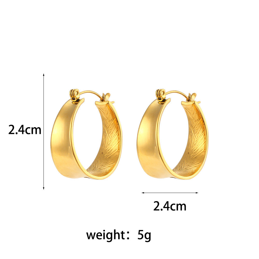 Gold Hoop Earrings