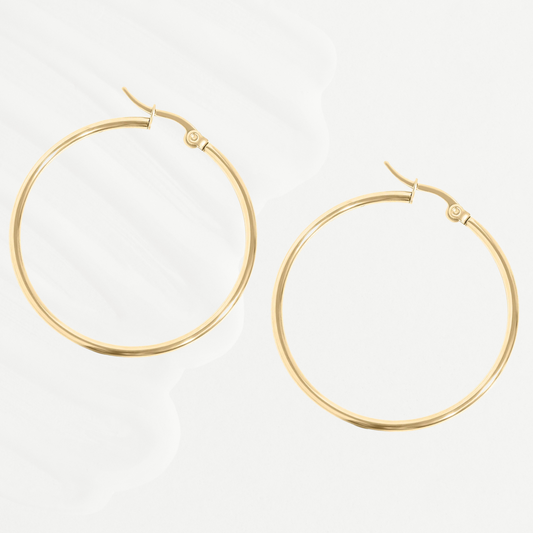 Gold Hoop Earrings